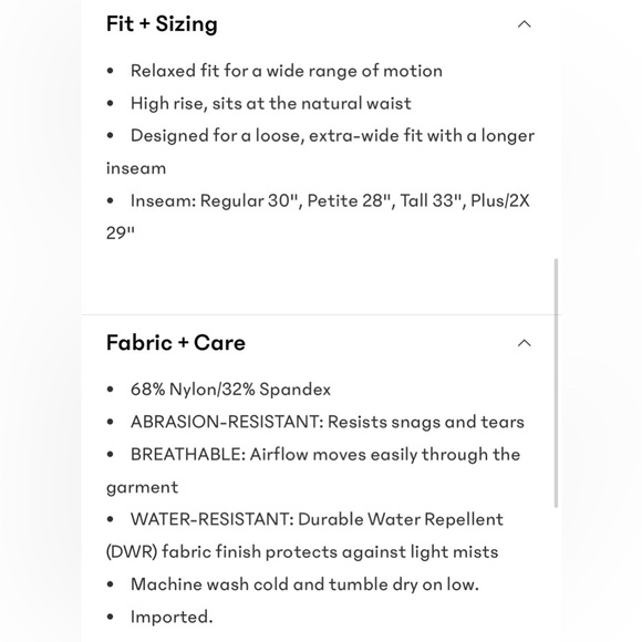 NWT Athleta Pinnacle Black Cargo Trouser Size 14. - Picture 5 of 7